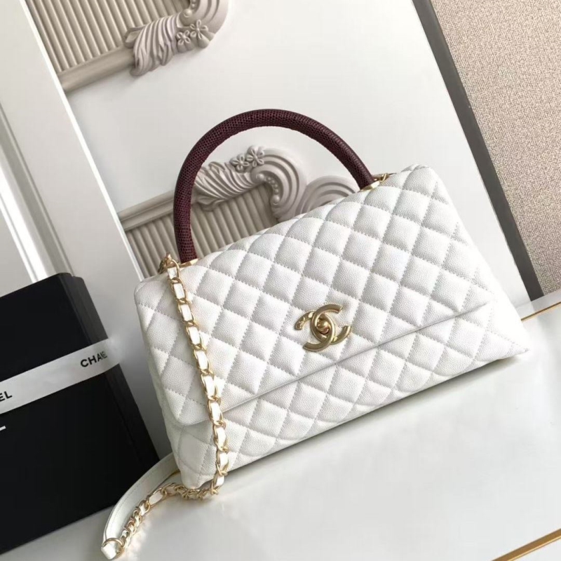 Ch**el top handle bags